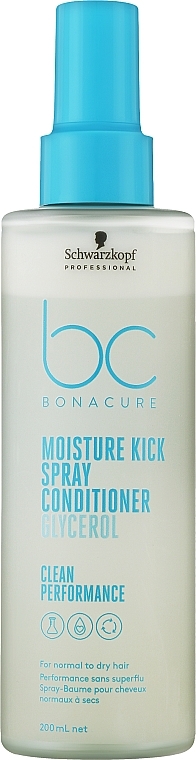 Odżywka do włosów w sprayu - Schwarzkopf Professional Bonacure Moisture Kick Spray Conditioner Glycerol