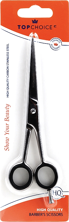 Nożyczki fryzjerskie do strzyżenia 15,5/17 cm, L, 20315 - Top Choice — Zdjęcie N1