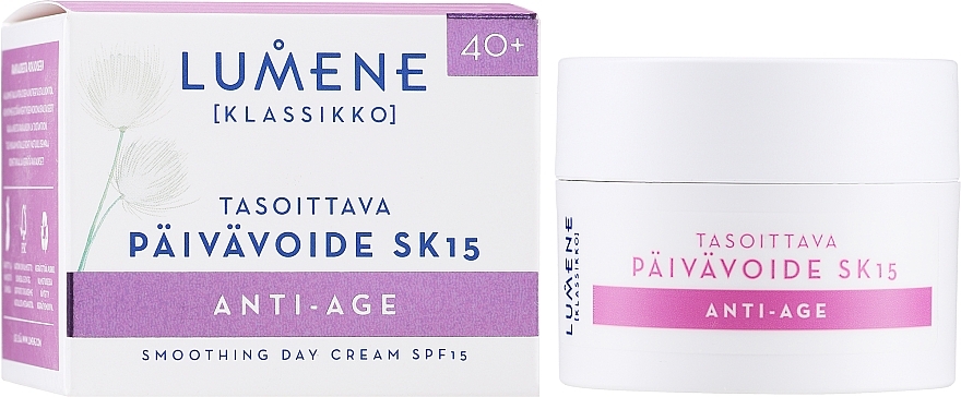 Ochronny krem przeciwstarzeniowy do twarzy na dzień SPF 15 - Lumene Klassikko Anti-Age Face Day Cream