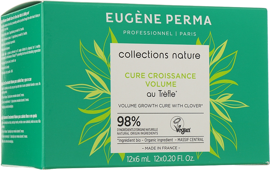 Kompleks przeciw wypadaniu włosów - Eugene Perma Collections Nature Cure Croissance Volume — Zdjęcie N1