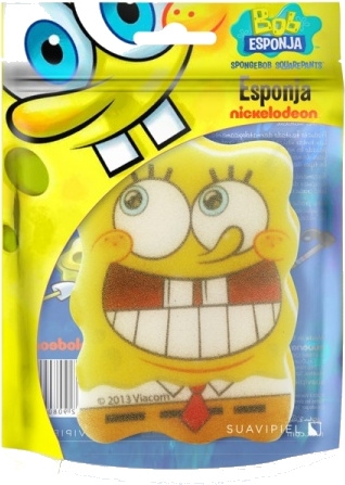 Gąbka kąpielowa dla dzieci, Spongebob - Suavipiel Sponge Bob Bath Sponge — Zdjęcie N1