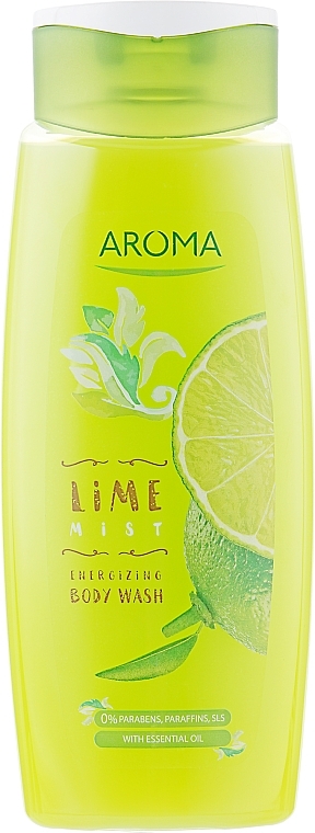 Żel pod prysznic Limonka - Aroma Greenline Shower Gel Lime Mist — Zdjęcie N1