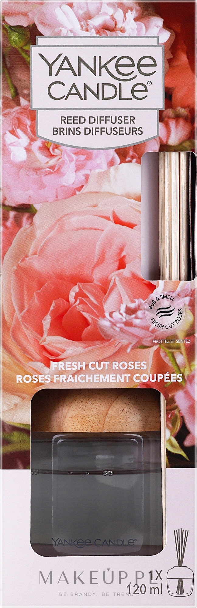 Dyfuzor zapachowy Świeże cięte róże - Yankee Candle Fresh Cut Roses — Zdjęcie 120 ml