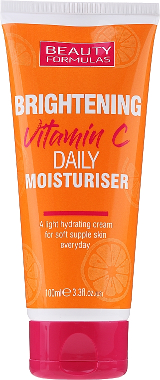 Rozjaśniający krem do twarzy - Beauty Formulas Brightening Vitamin C Daily Moisturiser Cream
