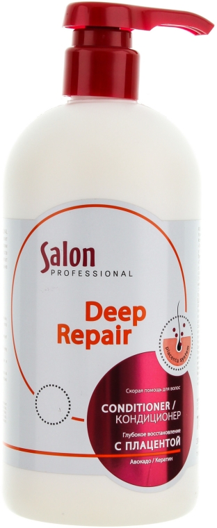 Odżywka z placentą - Salon Professional Deep Repair — Zdjęcie N1