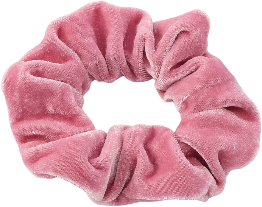 Aksamitna gumka do włosów, różowy - Lolita Accessories — Zdjęcie N1
