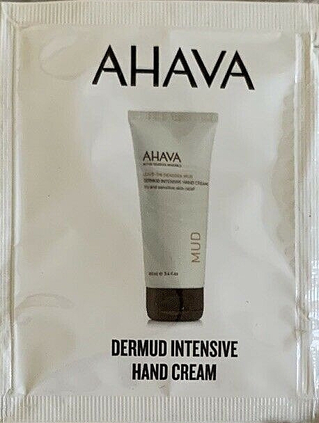 Krem do rąk Hibiskus i jagody acai - Ahava Dermud Intensive Hand Cream (próbka) — Zdjęcie N1