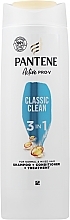Szampon do włosów 3 w 1 - Pantene Pro-V Classic Clean 3in1 Shampoo + Conditioner + Treatment — Zdjęcie N1