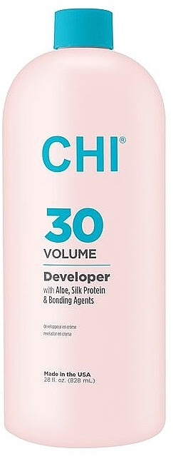 Utleniacz 9% - CHI 30 Volume Developer With Aloe, Silk Protein & Bonding Agents — Zdjęcie N1