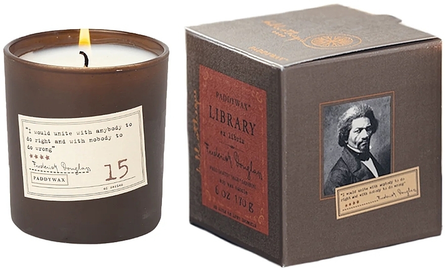 Świeca zapachowa w szkle - Paddywax Library Frederick Douglass Candle — Zdjęcie N1