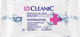 Kup Oczyszczające chusteczki nawilżane z płynem antybakteryjnym - Cleanic Antibacterial Wipes