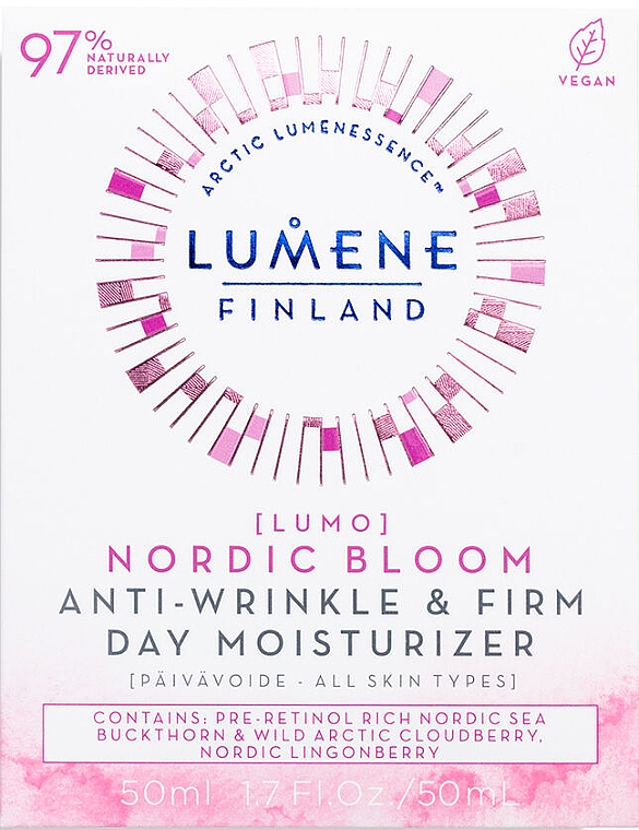 Przeciwzmarszczkowy krem do twarzy na dzień - Lumene Lumo Nordic Bloom Anti-wrinkle & Firm Day Moisturizer — Zdjęcie N2