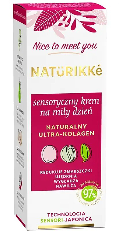 Sensoryczny krem na miły dzień - Naturikke Ultra Kolagen Cream — Zdjęcie N1