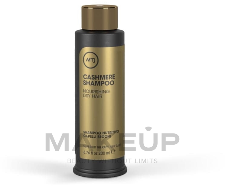Odżywczy szampon do włosów suchych - MTJ Cosmetics Superior Therapy Cashmere Shampoo — Zdjęcie 200 ml