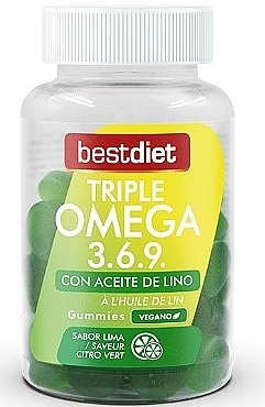 Suplement diety w żelkach Kwasy omega-3, -6 i -9 - Best Diet Triple Omega 3.6.9  — Zdjęcie N1