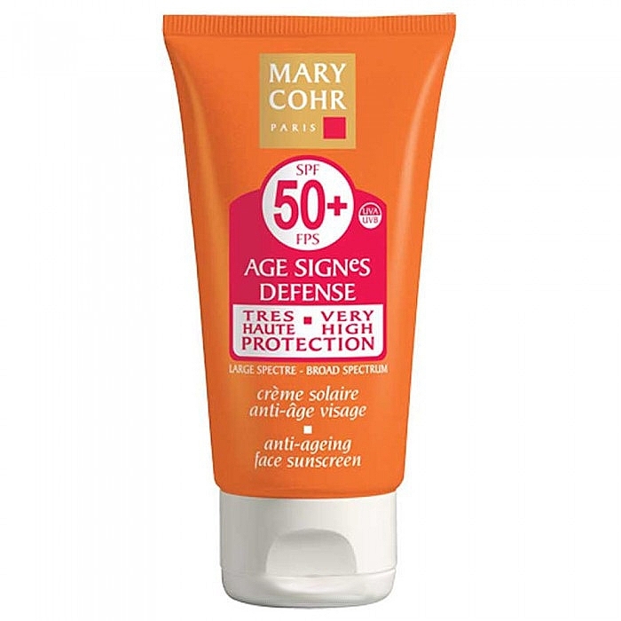 Intensywnie odmładzający krem do twarzy z filtrem przeciwsłonecznym SPF 50 - Mary Cohr SPF 50 Anti-Ageing Face Sunscreen — Zdjęcie N1