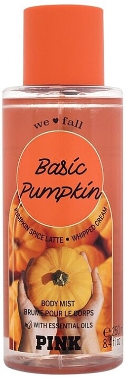 Perfumowany spray do ciała - Victoria's Secret Basic Pumpkin Body Mist — Zdjęcie N1