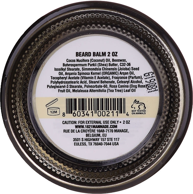 Zmiękczający balsam do brody o zapachu wanilii - 18.21 Man Made Beard Balm Spiced Vanilla — Zdjęcie N2
