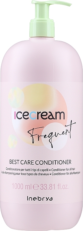 Odżywka do włosów - Inebrya Ice Cream Best Care Conditioner — Zdjęcie N1