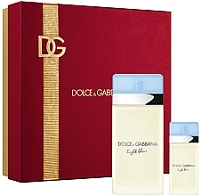 Dolce & Gabbana Light Blue - Zestaw (edt/200ml + edt/25ml) — Zdjęcie N1