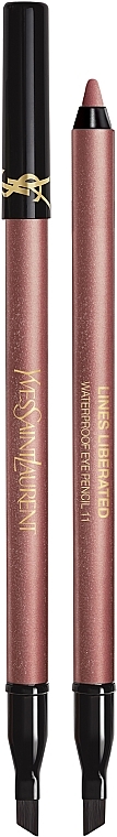 Wodoodporna kredka do oczu z pędzelkiem - Yves Saint Laurent Lines Liberated Waterproof Eye Pencil — Zdjęcie N1