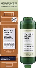 Filtr pod prysznic z witaminą C Leśny - Voesh Vitamin C Shower Filter Rainforest Mist — Zdjęcie N2