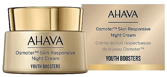 Krem do twarzy na noc - Ahava Osmoter Skin-Responsive Youth Booster Night Cream (próbka) — Zdjęcie N1