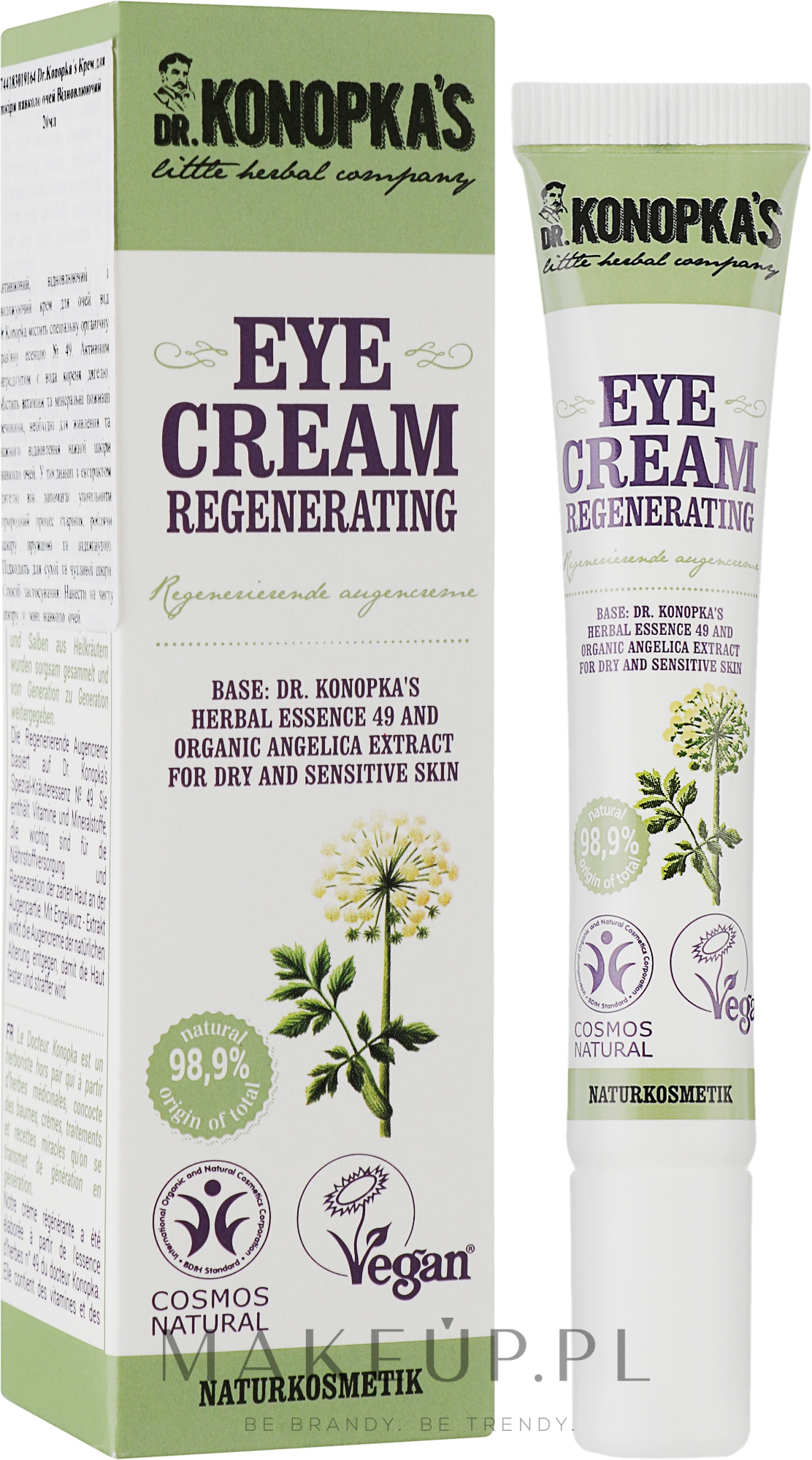 Regenerujący krem pod oczy - Dr Konopka's Eye Regenerating Cream — Zdjęcie 20 ml