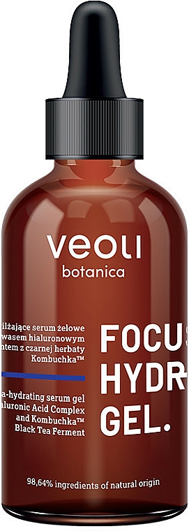 Żelowe serum nawilżające do twarzy - Veoli Botanica Ultra Moisturizing Gel Serum — Zdjęcie N1