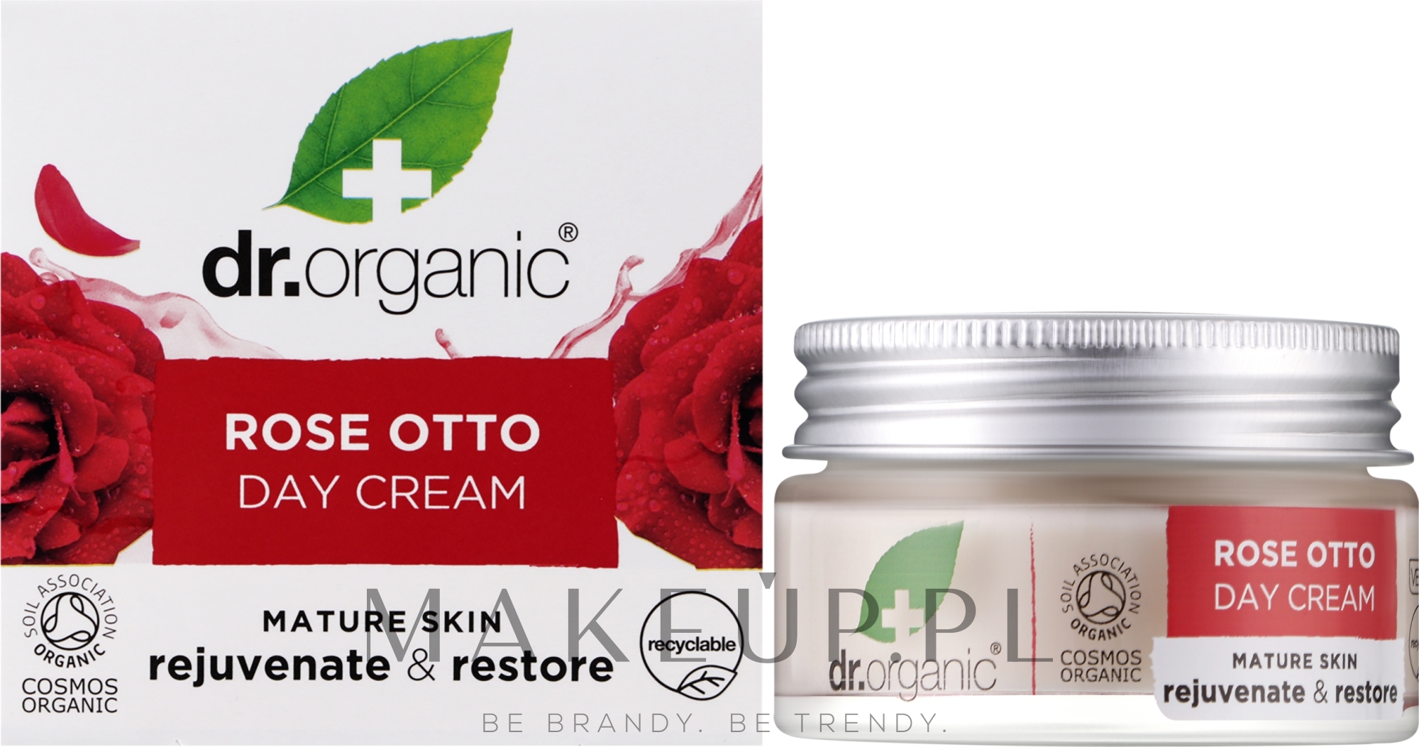 Krem przeciwstarzeniowy na dzień - Dr Organic Bioactive Skincare Rose Otto Day Cream — Zdjęcie 50 ml