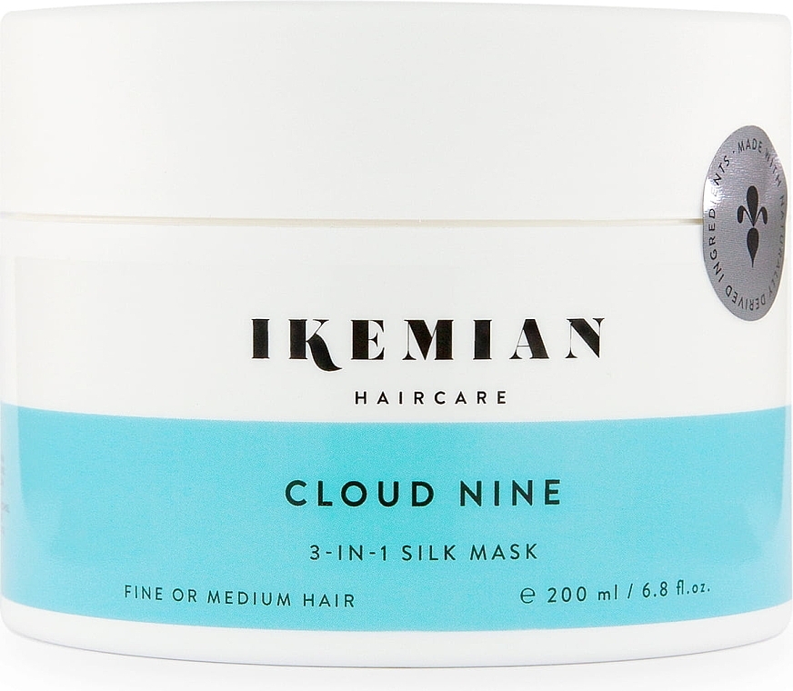 Jedwabna maska do włosów - Ikemian Hair Care Cloud Nine 3-In-1 Silk Mask — Zdjęcie N1