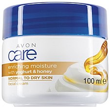 Kup Rewitalizujący krem do twarzy do cery suchej i normalnej z miodem i jogurtem - Avon Care Enriching Moisture With Yoghurt & Honey