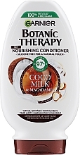 Odżywczo-zmiękczający balsam-odżywka do włosów suchych Mleko kokosowe i makadamia - Garnier Botanic Therapy Coco Milk & Macadamia Balm-Conditioner — Zdjęcie N1