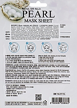 Maska w płachcie z ekstraktem z pereł - Beauadd Baroness Mask Sheet Pearl — Zdjęcie N2