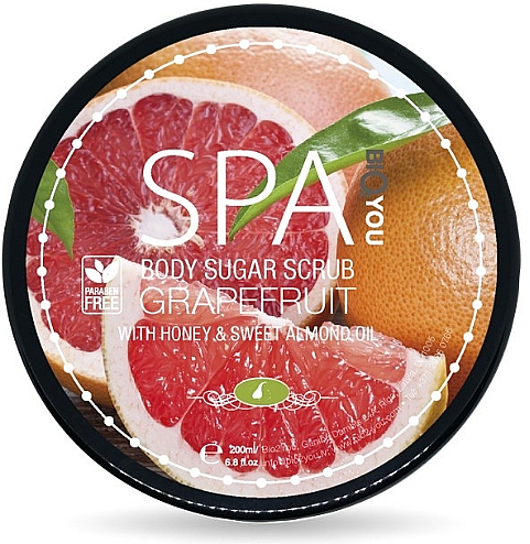 Cukrowy peeling do ciała Grejpfrut - Bio2You Body Sugar Scrub — Zdjęcie N1