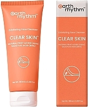 Kup Złuszczający żel do mycia twarzy - Earth Rhythm Exfoliating Face Cleanser With AHAs & BHAs