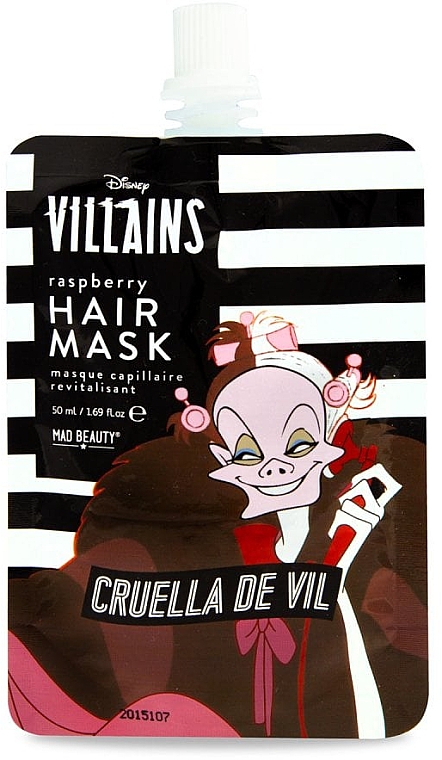 Nawilżająca maska do włosów - Mad Beauty Disney Cruella Hair Mask — Zdjęcie N1