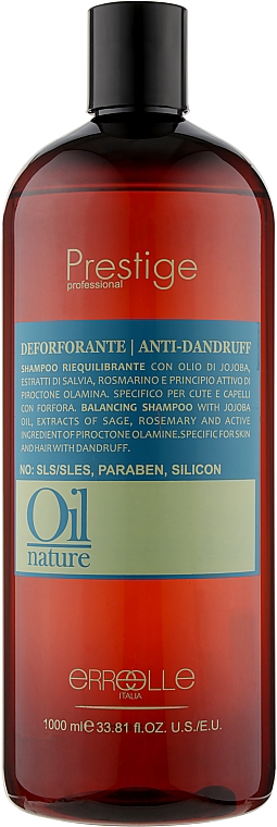 Szampon przeciwłupieżowy z proktonolaminą - Erreelle Italia Prestige Oil Nature Anti-Dandruff Shampoo — Zdjęcie N1