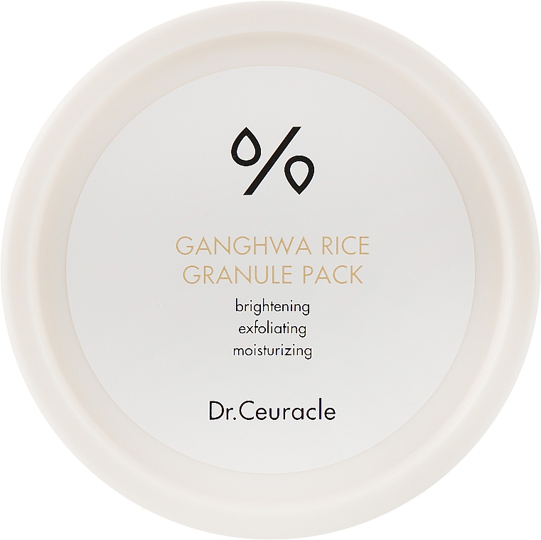 Nawilżająca maseczka do twarzy z ekstraktem z ryżu - Dr.Ceuracle Ganghwa Rice Granule Pack — Zdjęcie N2