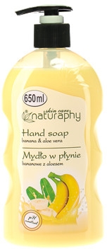 Mydło w płynie do rąk Banan i aloes - Naturaphy Hand Soap — Zdjęcie N1