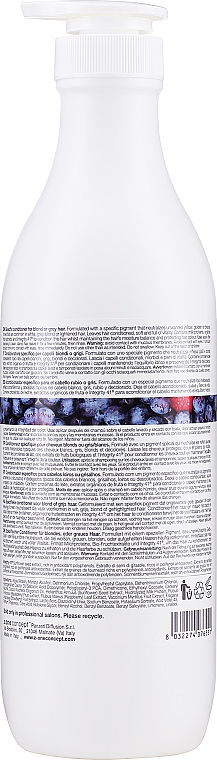 Odżywka do siwych i blond włosów nadająca im blask - Milk Shake Silver Shine Conditioner — Zdjęcie N4