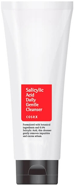 Aktywna pianka oczyszczająca do twarzy z kwasem salicylowym - Cosrx Salicylic Acid Daily Gentle Cleanser