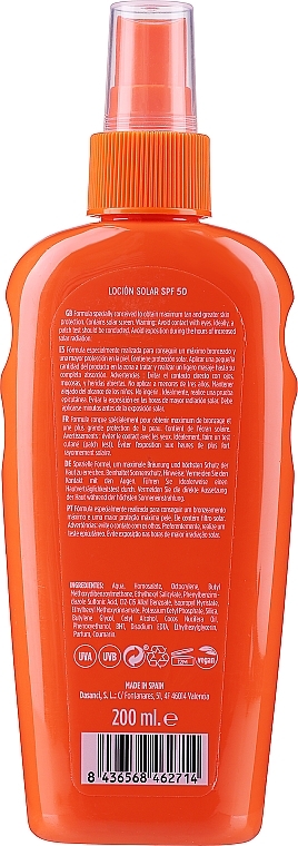 Krem do opalania SPF 50 - Mediterraneo Sun Coconut Sunscreen Dark Tanning SPF50 — Zdjęcie N2