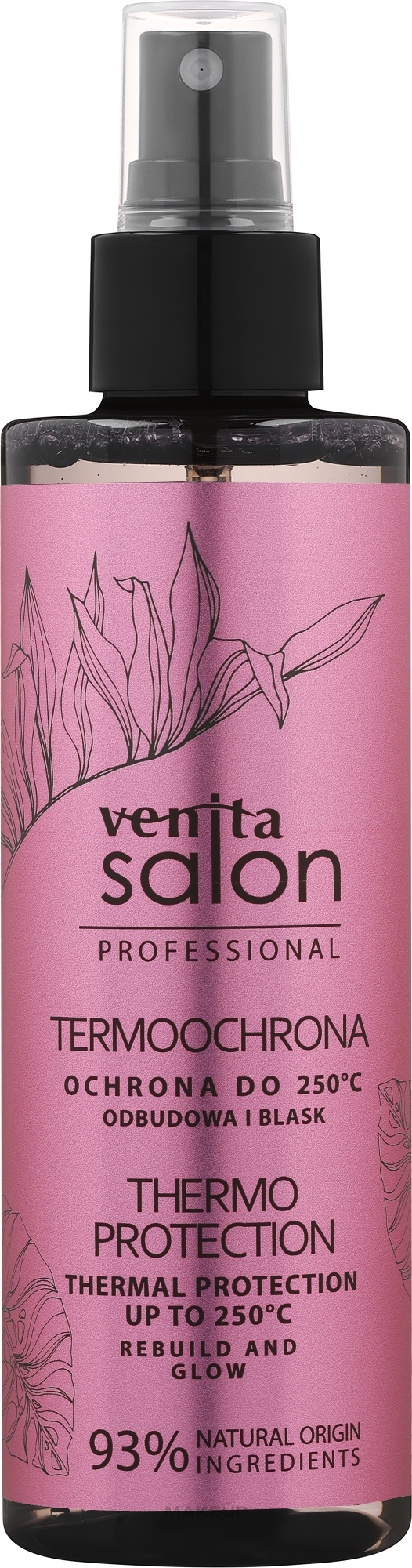 Spray do stylizacji włosów, ochrona termiczna - Venita Salon Professional — Zdjęcie 200 ml