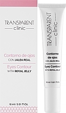 Krem na kontur oczu z mleczkiem pszczelim - Transparent Clinic Eye Contour Cream — Zdjęcie N2