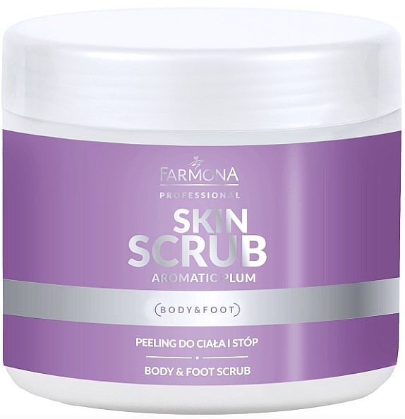 Peeling do ciała i stóp o zapachu śliwki - Farmona Professional Skin Scrub Aromatic Plum — Zdjęcie N1