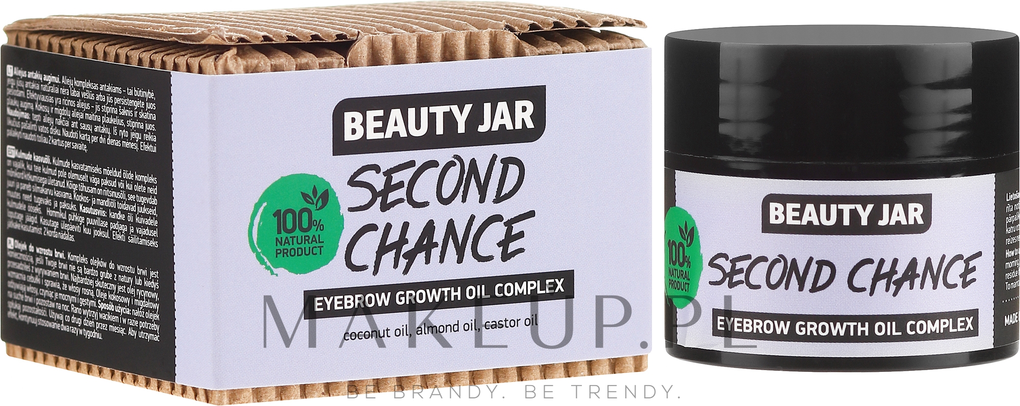 Olejek pobudzający wzrost brwi - Beauty Jar Second Chance Eyebrow Growth Oil Complex — Zdjęcie 15 ml
