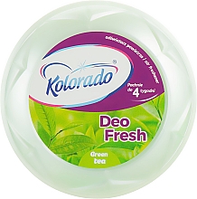 Odświeżacz powietrza w żelu Zielona herbata - Kolorado Deo Fresh Deluxe — Zdjęcie N1