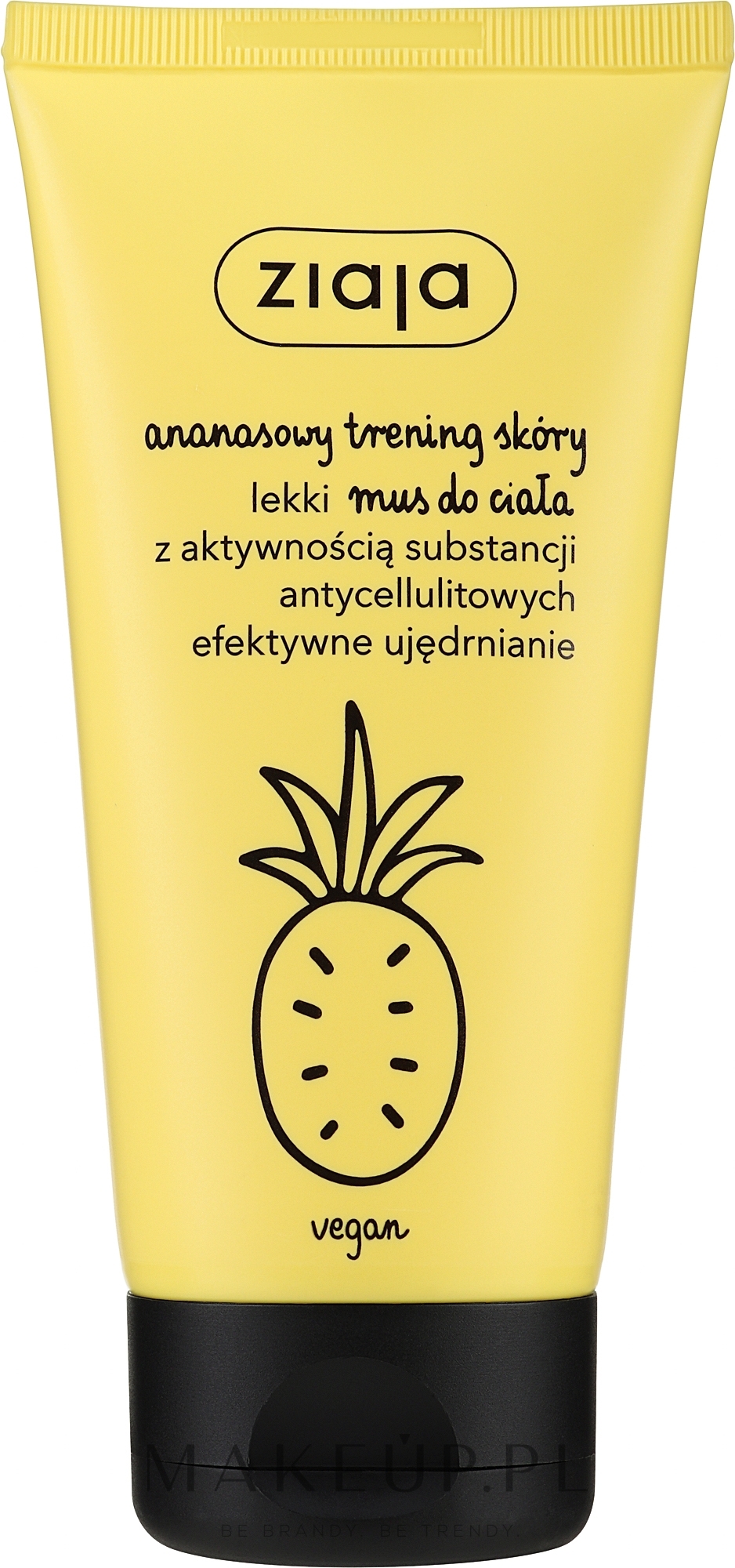 Lekki mus do ciała Ananasowy trening skóry - Ziaja Ananasowa — Zdjęcie 160 ml