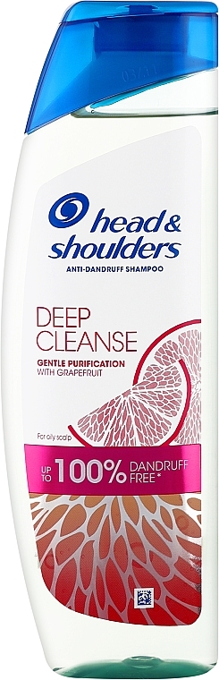 Głęboko oczyszczający szampon przeciwłupieżowy z ekstraktem z białego grejpfruta - Head & Shoulders Deep Cleanse White Grapefruit  — Zdjęcie N1